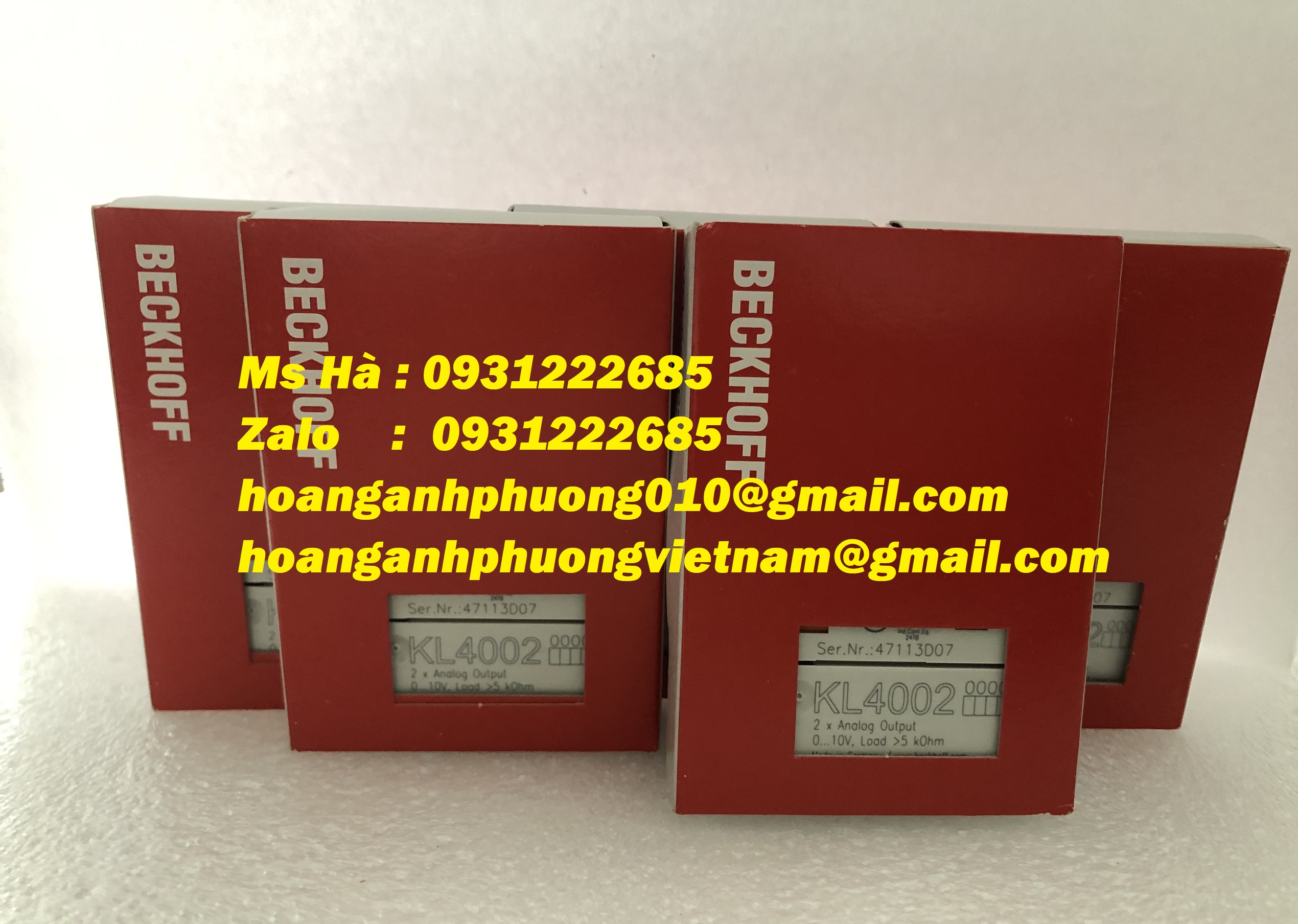 Thiết bị đầu cuối beckhoff KL4002 nhập khẩu giá tốt